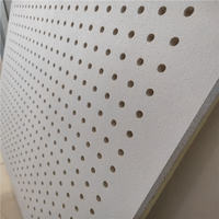 DEGOTONE Plaque de plâtre perforée carrée 600*600mm (60x60) pour faux-plafond, ignifuge, résistante à l'humidité, idéale pour hôtels modernes, gymnases et hôpitaux