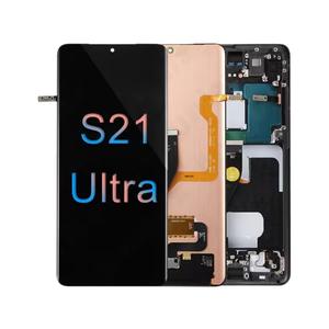 Schermo OLED Originale con Touch Screen e Cornice per Sam <span class=keywords><strong>S21</strong></span> Ultra SM-G998F SM-G998, Display LCD - Product Image 5