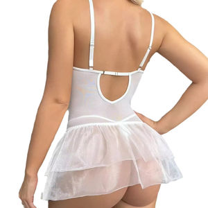 Nuevo Body de Encaje Transparente para Mujer, Ajustado, Seductor y Sexy, Lencería para Mujeres con Busto Grande - Product Image 5