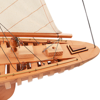 Maquette de voilier Endeavour X Large L103 en bois de cèdre, réplique de yacht transparente, technique de peinture, décoration nautique, objet de présentation