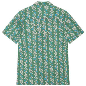 Camicia Estiva Casual da <span class=keywords><strong>Uomo</strong></span> con <span class=keywords><strong>Colletto</strong></span>, Stampa Floreale Digitale, 70% Poliestere Riciclato 30% Lino 160gsm, Eco-Friendly - Product Image 2