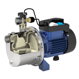 Máy bơm phản lực bằng thép không gỉ một tầng thông minh 0,75kw 1HP Máy bơm đa năng tự mồi áp suất cao - Product Image 2