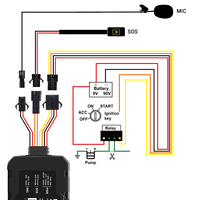 MiCODUS MV601G 4G camion dispositif de suivi Gps Intelligent Moto SOS panique qualité moteur arrêt voiture Gps Tracker étanche