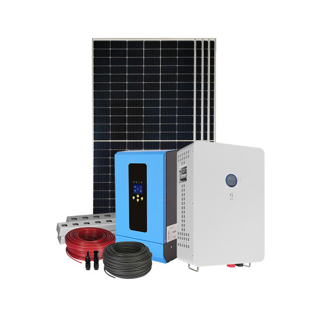 10kWh 20kWh 50kWh LiFePO4 Battery Home Solar Energy Storage System 10kW Solar Panel All-in-One