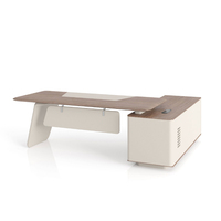 Tavolo da ufficio di lusso in legno e sedie di design Executive scrivania da ufficio Manager mobili da ufficio mobili commerciali scrivania