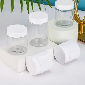 Plastic Bakje Voor Het Lichaam Van Het Lege Haar 100Ml 500Ml 1000Ml Cosmetische Bodyboterroompot