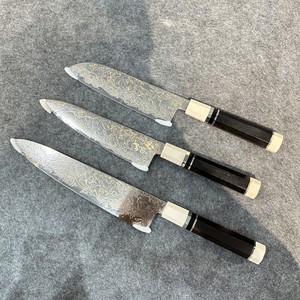 XHT8R cobre VG 10 cuchillos de cocina de acero de Damasco Octágono madera y mango G10 textura súper fantástica serie japonesa cuchillo de cocina - Product Image 2