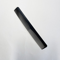 Vente en gros de haute qualité peigne à cheveux de coiffeur peigne de coupe de cheveux en plastique peigne à queue antistatique pour tous les cheveux