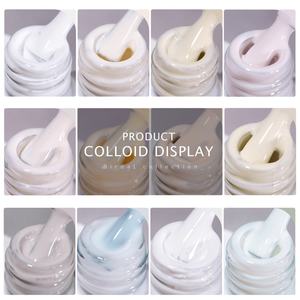 JTING Collection Populaire Blanc Laiteux 12 Couleurs Vernis à Ongles en Gel OEM Personnalisé Marque Privée Bouteilles de 15ml Design Gratuit - Product Image 5