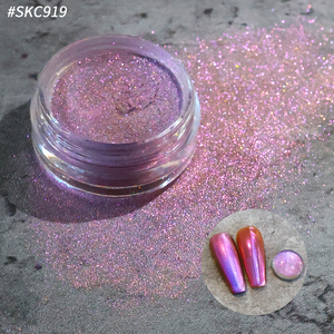 Pigmento Camaleón Azul, <span class=keywords><strong>Polvo</strong></span> <span class=keywords><strong>de</strong></span> Mica Cosmético Suelto para Sombras <span class=keywords><strong>de</strong></span> Ojos, Efecto Duocromo, Brillo Vegano, <span class=keywords><strong>Polvo</strong></span> <span class=keywords><strong>de</strong></span> <span class=keywords><strong>Hadas</strong></span> Aurora Camaleón - Product Image 4