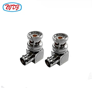 Nhà Máy Cung Cấp Ba Trục Cáp Kết Nối 3 Pin Bayout BNC Nam Cho Nữ 90 Độ Right Angle Adapter Kết Nối - Product Image 4