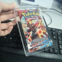 Boîtier de Fermeture en Acrylique Transparent Sur Mesure pour Présentoir de Boosters de Cartes à Collectionner, Boîte d'Affichage en Acrylique pour Boosters Pokémon