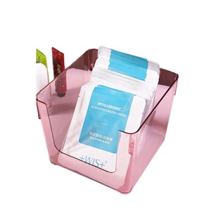 Transparent Face Mask Storage <b>Box</b> With Lid Desktop Skincare Organizer 10L 20L Capacity - Product Image 5