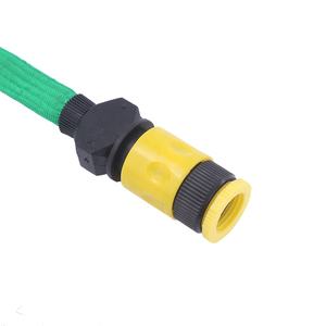 خرطوم حديقة مسطح بكرة أنبوب 50 قدم مجموعة خرطوم مياه خارجي بخاخ - Product Image 6