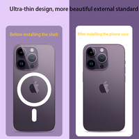 Nouvelle Coque de Téléphone Magnétique Transparente Antichoc à Chargement Sans Fil pour iPhone 17 18 Pro Max Series