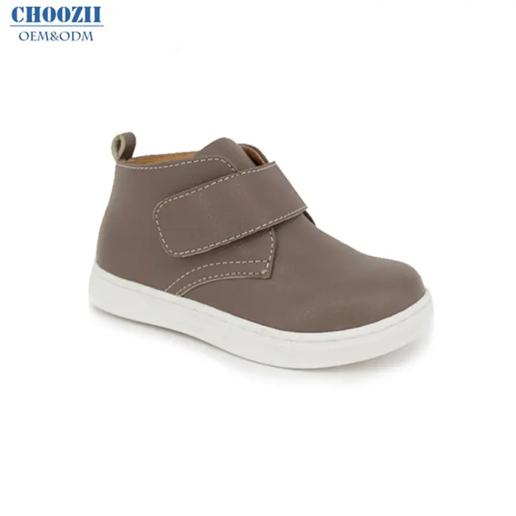 Choozii al por mayor Weartable de cuero de corte bajo niños niño tobillo ocio niños botines botas de invierno funcional térmico zapatos