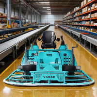 Talocheuse autoportée à essence VANSE VS1046H 35hp/40hp, machine de finition du béton robuste, talocheuses autoportées pour béton