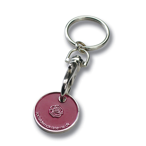 Llavero con ficha de carrito de supermercado para regalo - Product Image 1