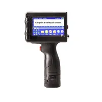 Imprimante jet d'encre portable Ruiyang 1,0 pouce (25,4 mm) semi-automatique manuelle numérique non cryptée pour codes 2D, métal et cartons, avec fonction date