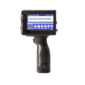 1.0inch cầm tay máy in phun nhỏ 25.4mm không mã hóa túi thực phẩm thủ công dệt Túi ngày sản xuất mã hóa Máy kim loại - Product Image 1