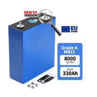 EU-Lager 48V Prismatische Lithium-Ionen-Batteriezelle 314Ah Echte Kapazität mit 6000 Zyklen MB31 280Ah-330Ah+ 320Ah+ Lifepo4 Akku 330ah+