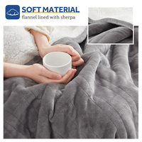 Couverture chauffante électrique personnalisée, couverture chauffante à plusieurs niveaux de température, contrôle de la température, protection de sécurité, tissu lavable pour l'hiver