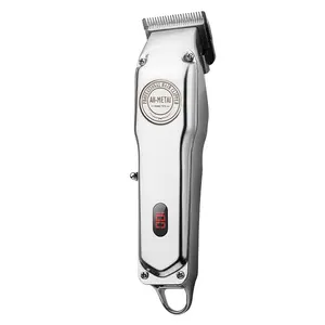 Cross-border hot sale retro all-metal body electric clipper men's special carving push white hair clipper