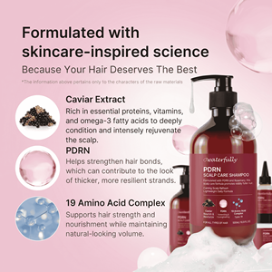 <span class=keywords><strong>Shampoo</strong></span> Coreano al Caviale PDRN Senza Solfati Anti-Caduta e Anti-Danneggiamento, Rinfrescante e <span class=keywords><strong>Volumizzante</strong></span> per la Crescita dei Capelli/Balsamo/Siero per il Cuoio Capelluto - Product Image 4