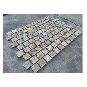Outdoor Slate <strong>on</strong> <strong>Mesh</strong> Paving Cobbles <strong>Stone</strong> Patio Granite Garden Driveway Pavers Solid Black Granite Tiles Paving <strong>Stone</strong> - Product Image 1