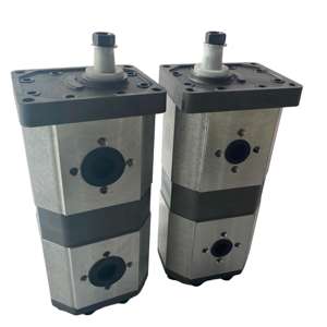 HuamaoProper Price High Quality Shandong Made <b>Mini</b> Excavator Tractor Filling Machine Aluminum Alloy Double Gear Pump 1 Year - Product Image 1