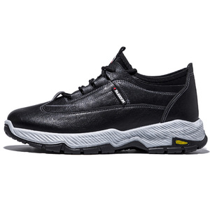 Pu Leather Upper <strong>Waterproof</strong> Anti slip Men's Walking Hiking Trekking Trail Travel Shoes Sneakers <strong>Trainers</strong> for Man - Product Image 5