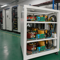 Stabilisator Tegangan Tiga Fasa untuk Kabinet Inverter PV dan Saluran Listrik Stabil Distribusi AC TNS-30-150KVA AVR Tiga Fasa