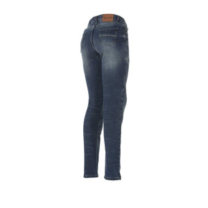 Jean moto femme certifié Carburo TORIN Lady CE avec fibre aramide Blue Stonewash 48 - Product Image 5