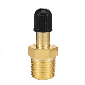 Valve sans chambre à air TV01, filetage NPT 1/4, en cuivre, pour remplissage de réservoir de compresseur d'air, style américain - Product Image 2