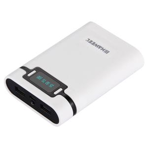 Oferta Especial: Banco de Energía Portátil Haweel DIY con 2 Baterías 18650 de 10000mAh, Pantalla LED y Conector USB - Product Image 1
