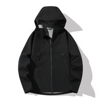 Nouvelle veste bomber réversible en softshell enduit pour l'hiver, décontractée, coupe-vent, imperméable, à capuche, confortable, pour les sports de plein air, pour couple