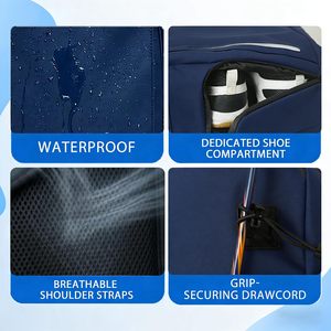 Sac de pickleball Smartwa28L, sac à dos de tennis imperméable en PU avec compartiment pour chaussures - Product Image 6