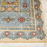 5.5x8ft Acheter des tapis en ligne Inde fait à la main de Turquie Bohème Polyester Shaggy Tapis en soie