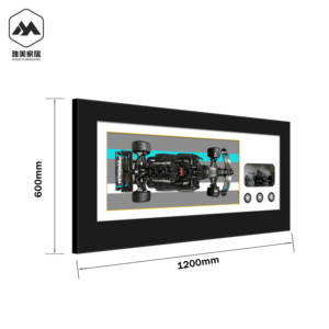 3D F1 Racing sơn trang trí 3D khối xây dựng xe treo tranh mới hợp thời trang nghệ thuật hiện đại - Product Image 6