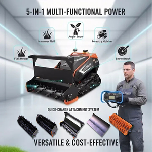 Desbrozadora Remota, Motor Servo de 48V / 1500W, Cortadora de Césped con Control Remoto <span class=keywords><strong>para</strong></span> Eliminar Maleza Vigorun MTSK1000 - Product Image 1