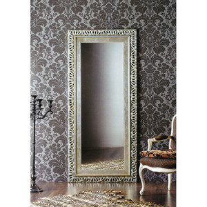 In argento antico specchio da parete rettangolare grande vetro incorniciato con ferro moderno decorazione per la parete appesa per il bagno - Product Image 1