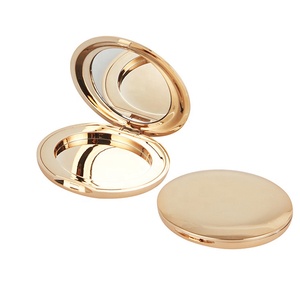 Tùy chỉnh kim loại bột hộp cao cấp mỹ phẩm Hợp kim nhôm ép bột Trường hợp với gương trang điểm mặt bột nhỏ gọn trường hợp - Product Image 1