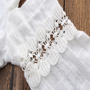 ชุดเสื้อผ้าเด็กผู้หญิงปักลายดอกไม้ กางเกงขายาว ชุดขายส่ง เสื้อผ้าเด็กบูติก - Product Image 5