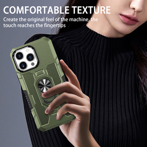 2024 moda nuevo diseñador soporte de anillo magnético TPU PC Combo funda de teléfono móvil de Alta protección para iPhone 14 <span class=keywords><strong>Pro</strong></span> Max 6,7 pulgadas - Product Image 2