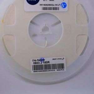 Bulk Discount RR1608 0603L181JT 0603 1608 Resistors Chip Resistors SMD Resistors 180ohm 5% 1/10W Thick Film Resistor - Product Image 1