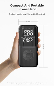 Mini Inflador de Neumáticos Portátil de 150 PSI, Compresor de Aire Inalámbrico Digital para Automóvil, Bomba de Aire con Presión Preestablecida de 10.3 Bar - Product Image 3