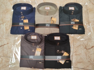 Thobe Tradizionale Saudita per Uomo, Stile Dubai, Abito Lungo a Maniche Lunghe per Affari, Qamis <span class=keywords><strong>Arabo</strong></span> Musulmano, <span class=keywords><strong>Abbigliamento</strong></span> Islamico - Product Image 3