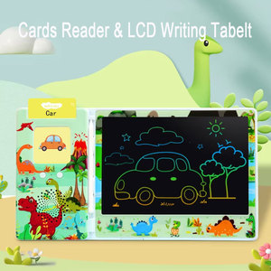 Giocattolo Personalizzato 2 in 1 per Terapia del Linguaggio per Bambini Autistici, 224 Parole Visive, Flashcard Parlanti, Tablet LCD per Scrittura, Giocattolo Ricaricabile USB - Product Image 5
