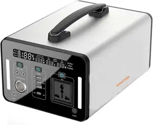 Draagbare Zonne-Energie Generator 300W 600W 1000W 2000W 220V Lithium Batterij Zonne-Energiecentrale