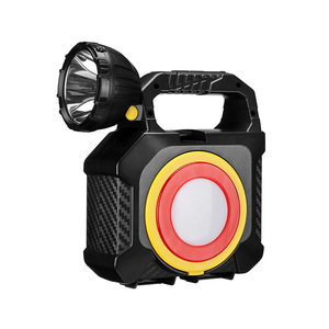 Xuluoqi <b>Rechargeable</b> Solar <b>LED</b> <b>Work</b> <b>Light</b> 20W Portable Flashlight with Detachable Side Lamp - Product Image 5